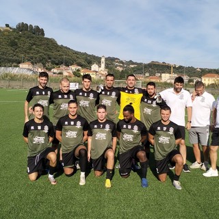 La Rossiglionese in campo ad Albissola