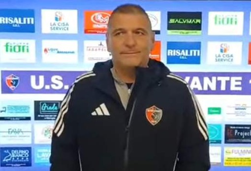 VIDEO/SESTRI LEVANTE VS CHISOLA Intervista ad Alberto Ruvo: &quot;Rammaricato per le tante occasioni sprecate, ma i ragazzi sono stati bravi&quot;