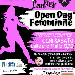 SESTRESE Ogni sabato mattina spazio al calcio femminile!