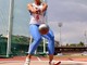 Nelle foto: Martina Rosati, la squadra del Trionfo Ligure e Silvia Salis
