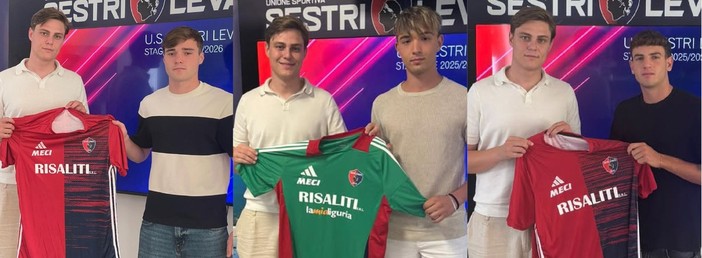SESTRI LEVANTE Tre giovani Corsari promossi in prima squadra