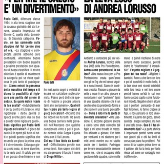 Sportmedia, la pagina del Val Lerone e della Pro Pontedecimo