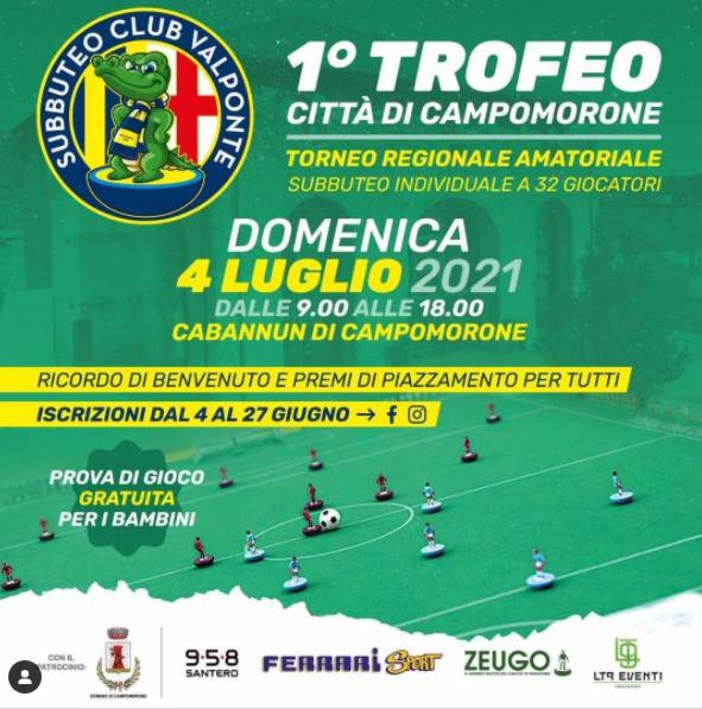 SUBBUTEO Via al 1° Trofeo Città di Campomorone