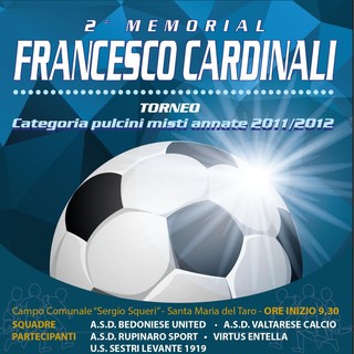 SANTA MARIA TARO Domenica prossima il 2* Memorial Francesco Cardinali