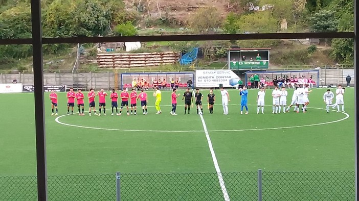 Sestrese - S.F. Loano a Borzoli (Sestri Ponente) al via Sestrese - S.F. Loano a Borzoli (Sestri Ponente) al via