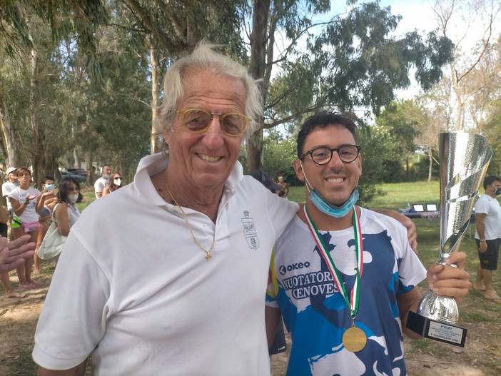 NUOTO Giovanni Sciaccaluga vince il titolo italiano FINP in acque libere