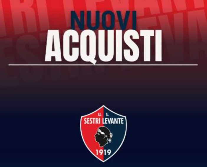 SESTRI LEVANTE Presentati altri cinque nuovi arrivi