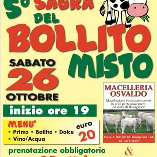 ROSSIGLIONE NON SI FERMA Sabato c'è la Sagra del bollito misto