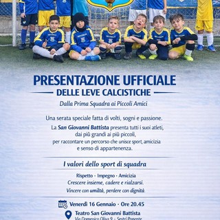 SAN GIOVANNI BATTISTA Domani sera la presentazione ufficiale di tutte le leve