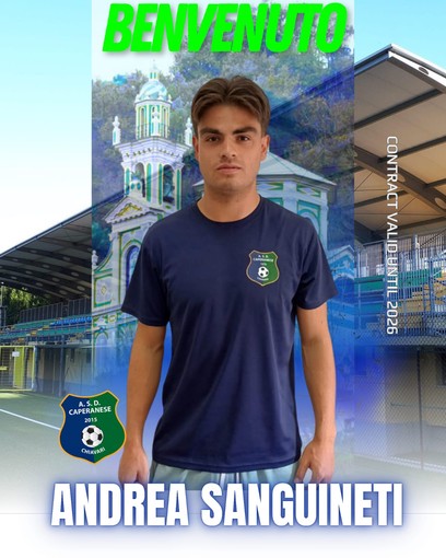 CAPERANESE Arriva anche Andrea Sanguineti
