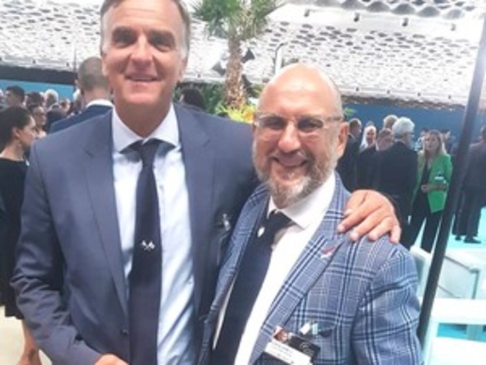 Nella foto i patron di Ligorna e Derthona, Saracco e Cavaliere