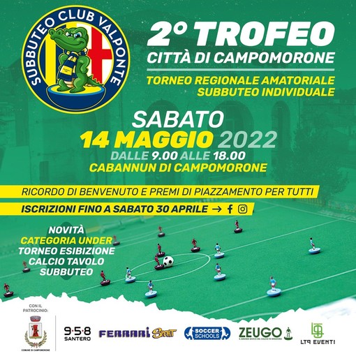 Subbuteo: il 2^ trofeo Città di Campomorone