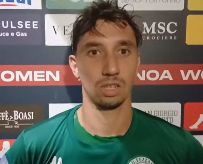 VIDEO/ARENZANO VS FEZZANESE Intervista a Luca Scarlino