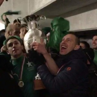 VIDEO - LA SESTRESE IN FESTA NEGLI SPOGLIATOI