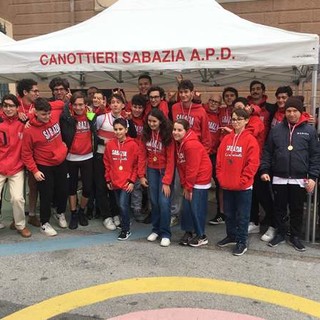 CANOTTIERI SABAZIA Primo campionato ligure indoor: gara regionale