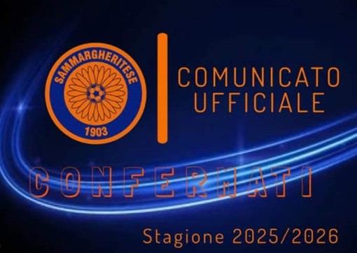 SAMMARGHERITESE Ecco i confermati per la prossima stagione