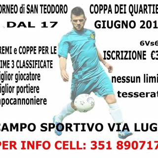 5° Torneo di San Teodoro dal 17 giugno