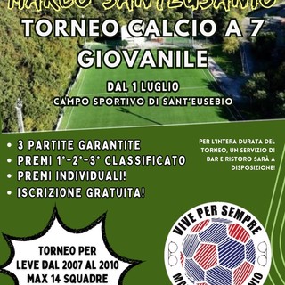 3° MEMORIAL MARCO SANTEUSANIO Torneo di calcio a 7 dal primo luglio