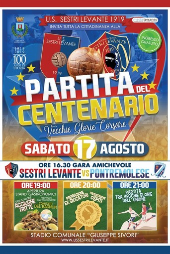 SESTRI LEVANTE La partita del Centenario