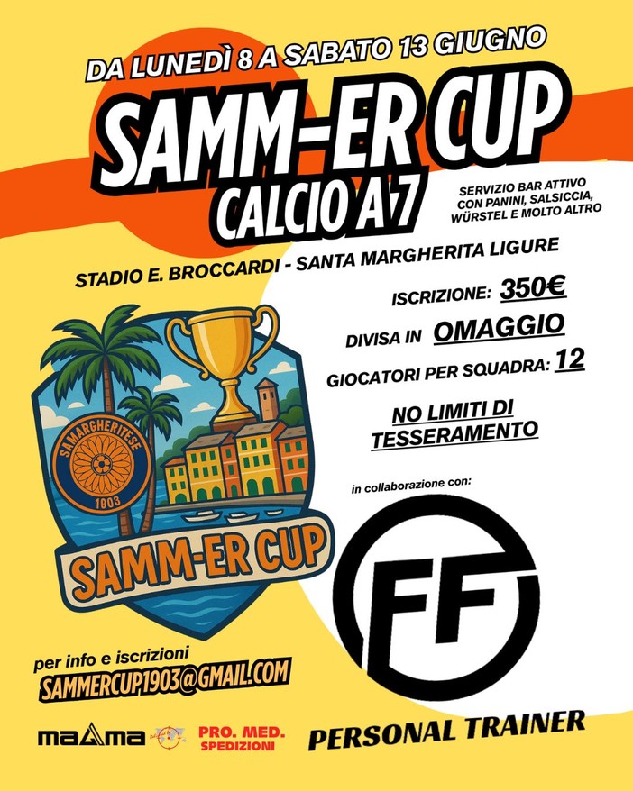 SAMM-ER CUP Dal lunedì 8 a sabato 13 giugno al Broccardi di Santa Margherita