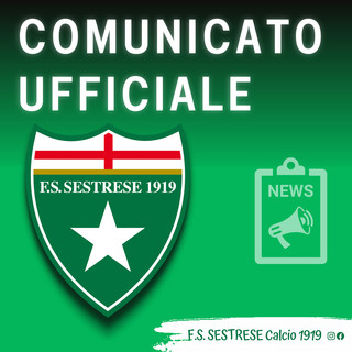 SESTRESE/ROSSETTI: è ADDIO