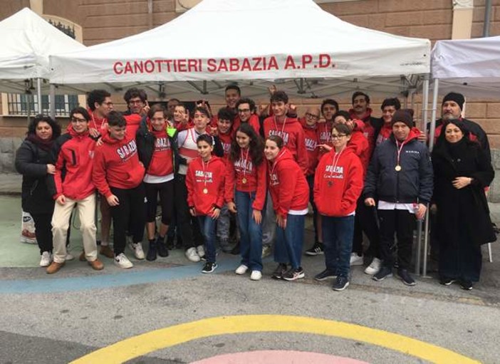 CANOTTIERI SABAZIA Primo campionato ligure indoor: gara regionale