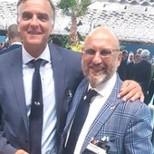 Nella foto i patron di Ligorna e Derthona, Saracco e Cavaliere Nella foto i patron di Ligorna e Derthona, Saracco e Cavaliere
