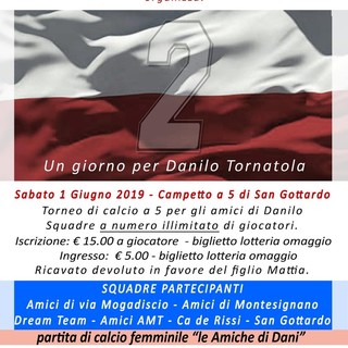 Un giorno per Danilo Tornatola