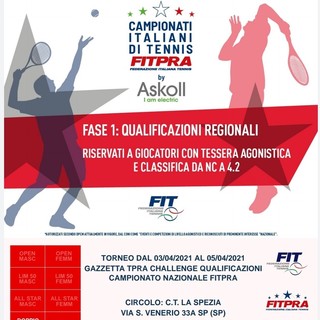 TENNIS A San Venerio con Pasqua torna il Fitpra