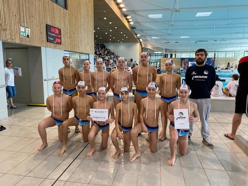 PALLANUOTO Bogliasco: UNDER 14 D'ARGENTO IN TERRA FRANCESE