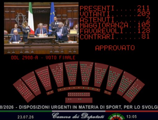 DECRETO SPORT, VIA LIBERA DELLA CAMERA Il giudizio della Uisp DECRETO SPORT, VIA LIBERA DELLA CAMERA Il giudizio della Uisp