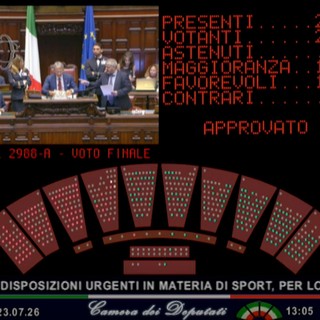 DECRETO SPORT, VIA LIBERA DELLA CAMERA Il giudizio della Uisp