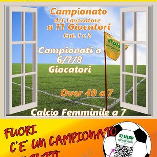 Stagione 2022/23, aperte iscrizioni a campionati di calcio organizzati da UISP Genova
