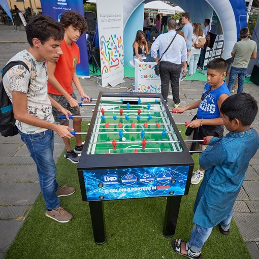 Il Calcio che unisce: a Genova, LND Liguria e Calcio Virtuale protagonisti alle Caruggiadi 2025