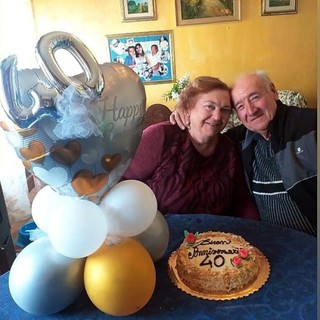 OLIMPIA PIANA BATTOLLA Auguri a Eraldo Valaperti per i 40 anni di matrimonio