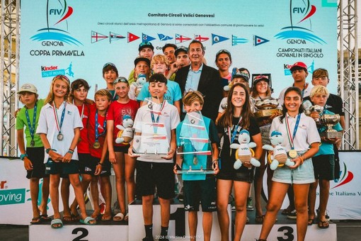 VELA Premiati a Genova tutti i protagonisti della Coppa Primavela Kinder Joy of moving