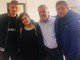Stefania con Sebastiano Esposito, Flachi e Barletta Stefania con Sebastiano Esposito, Flachi e Barletta