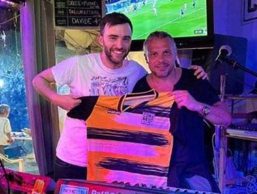 Mister Zamboni con il patron Icardi