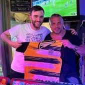 Mister Zamboni con il patron Icardi
