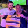 Zamboni (qui col pres Icardi) è il mister della semana