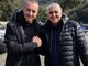 Mimmo con Marco Giampaolo di cui è grande estimatore, recentemente tornato in panchina.